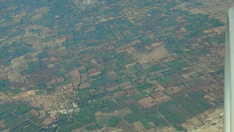 View from airplane window Stock Footage 232941076