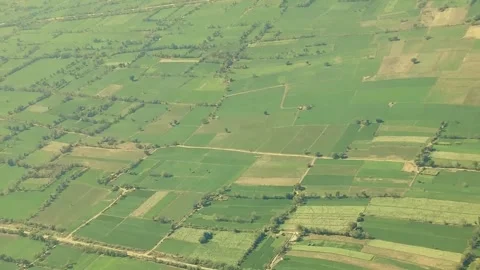 View from airplane window Stock Footage 232941079