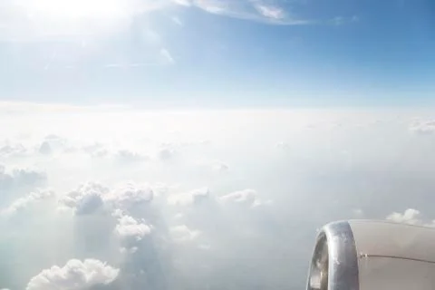 View from the airplane window Фото