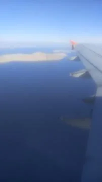 View from the airplane window Stock Photos