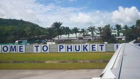 A view from the airplane windowafter take off  over the wings and engines. Th Stock Footage 80105385