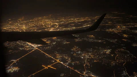 View From Airplane With Wing Flying At Stock Video Pond5