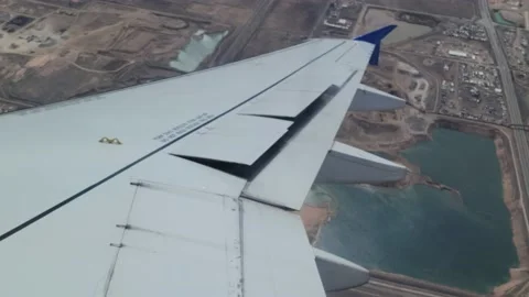 View from airplane wing Stock-Footage 236430291