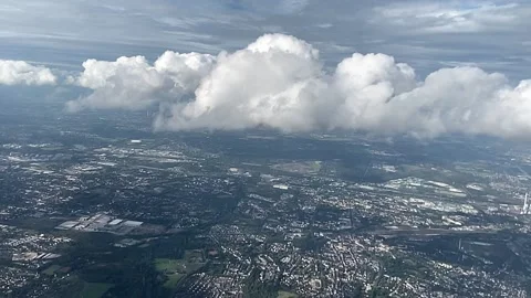 View From Airplane's Board Video stock 162613918