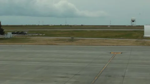 View of an Airstrip Stock Footage 42115025