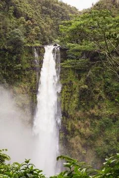 View of Akaka Falls Stock Photos