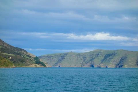 View of Akaroa Stock Photos