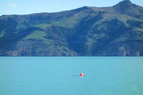 View of Akaroa Stock Photos