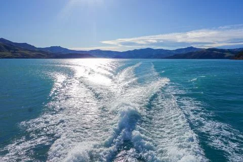 View of Akaroa Stock Photos
