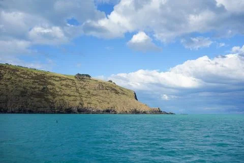 View of Akaroa Stock Photos