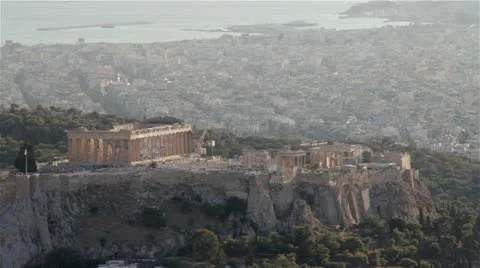 View of Akropolice Video stock 12547273