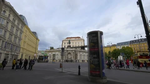 View of Albertin in Vienna, Austria 動画素材 69249359