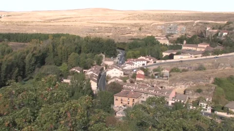 View from Alcazar of Segovia Stock Footage 196805722