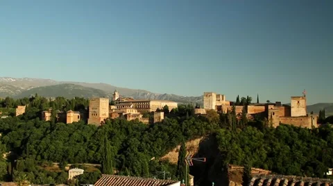 View of Alhambra palace Stock-Footage 51793826