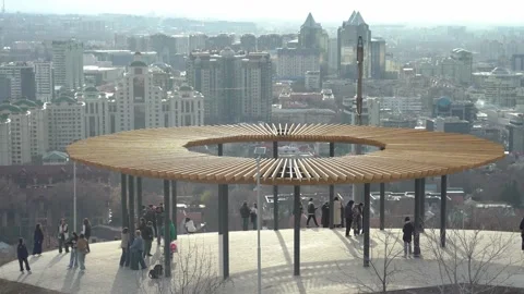 View from Almaty Stock Footage 305404913