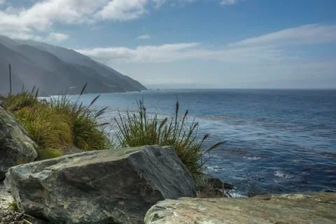 View Along Big Sur Stock Photos