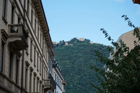 View of the Alp mountain Stock Photos