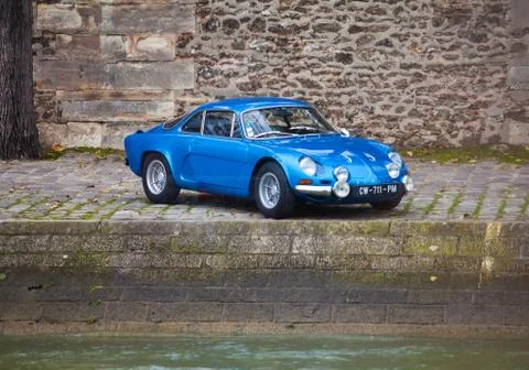 A view of Alpine Renault A110 Foto stock