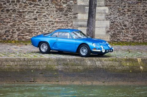 A view of Alpine Renault A110 Stock Photos