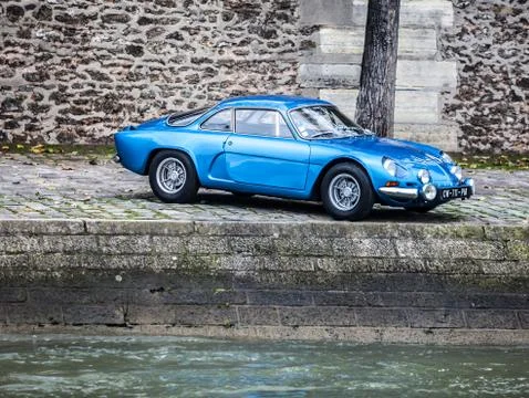 A view of Alpine Renault A110 Stock Photos