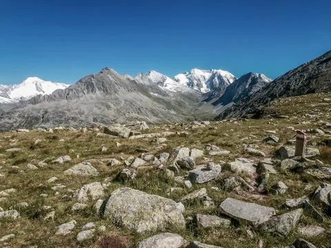 View of the Alps in Austria Stock Photos