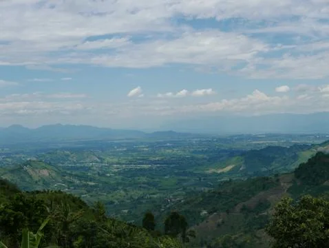 View from the Alto del Nudo Stock Photos