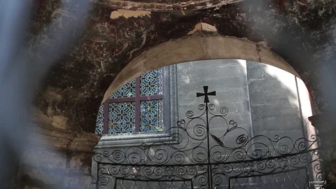 View of amazing old building. Architecture. Old church, architecture, building Stock Footage 100126162