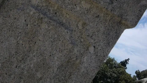 A view of an ancient city from a height Stock Footage 80248311