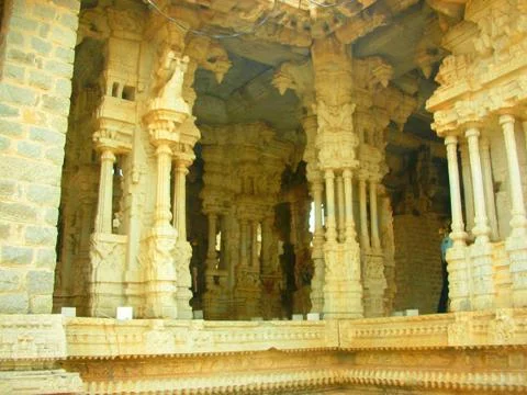 View of an ancient indian temple Stock Photos