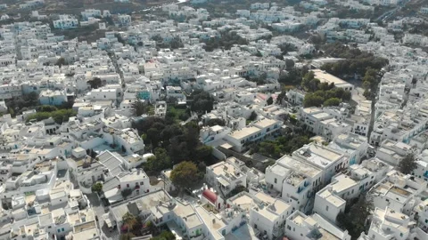 View of ancient Mykonos Stock Footage 130364904
