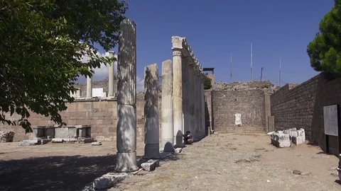 View of ancient ruins Stock Footage 72719296