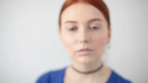 View and scene of how a beautiful young girl Stock-Footage 129734831