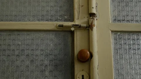A view and a scene of a man entering or leaving Stock-Footage 129733428