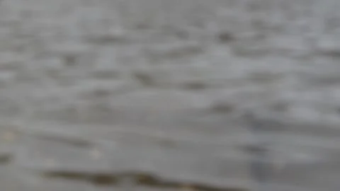 View and scene on the texture of the water surface, glare Video stock 129707869