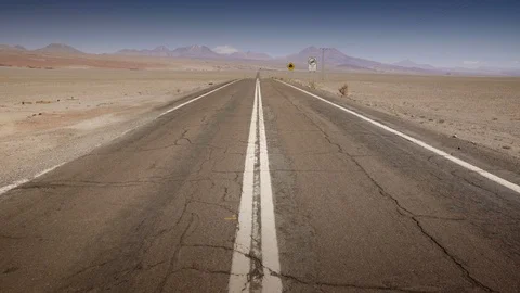 View and suerfaces of the Hidden Lagoons of Baltinache. San Pedro de Atacama, Stock Footage 129110845