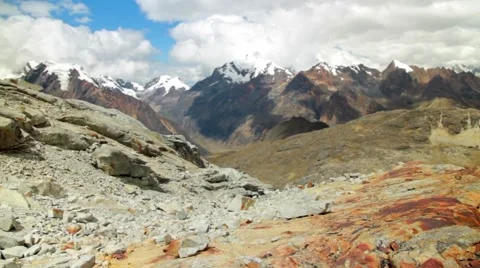 View of Andes mountain, Peru Stock Footage 62388898