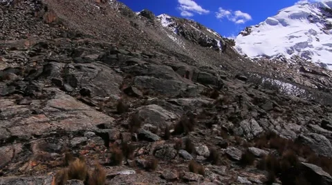 View of Andes mountain range, Peru Stock Footage 62388877