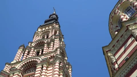 View on Annunciation Cathedral, one of the biggest Eastern Orthodox churches Video stock 169361892