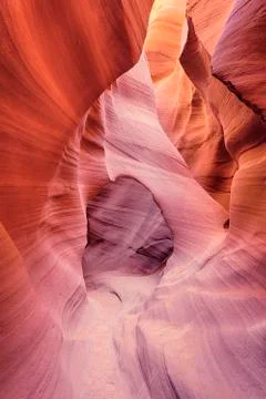 View of antelope canyon Stock Photos