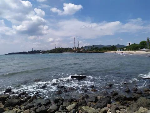 VIEW ANYER BEACH Stock Photos