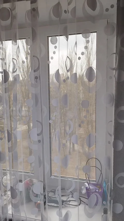 View from the apartment Stock Footage 234703545