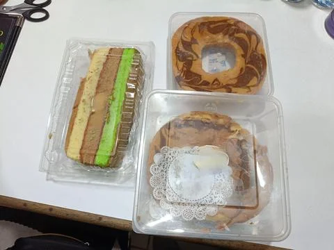 View of appetizing dessert Stock Photos