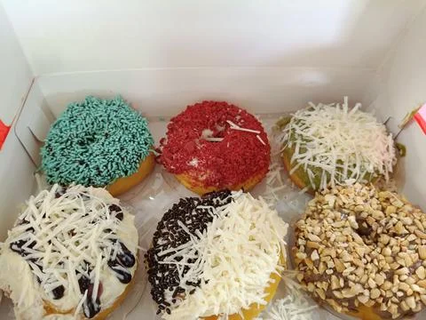 View of appetizing dessert Foto stock