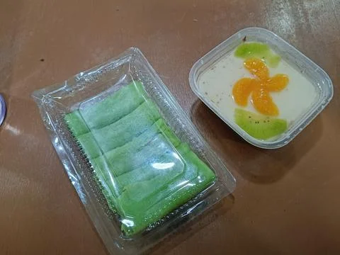 View of appetizing dessert Stock Photos