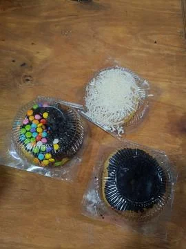 View of appetizing dessert Stock Photos