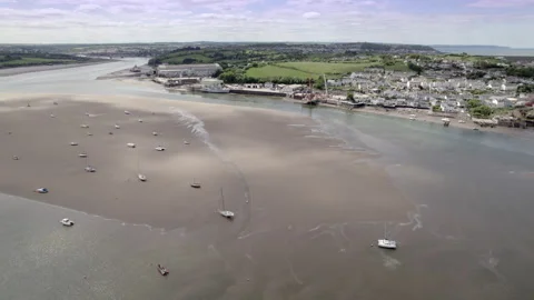 View of Appledore from Instow Stock Footage 310234983