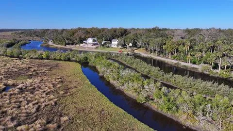 View around the Ormond Beach Scenic Loop and Trail Stock Photos