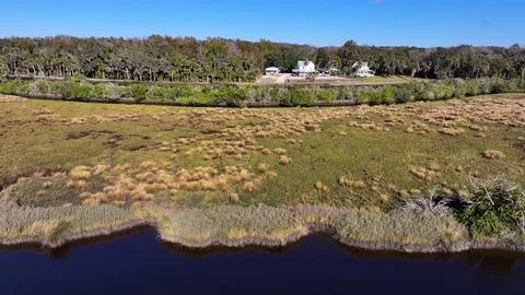 View around the Ormond Beach Scenic Loop and Trail Stock Photos