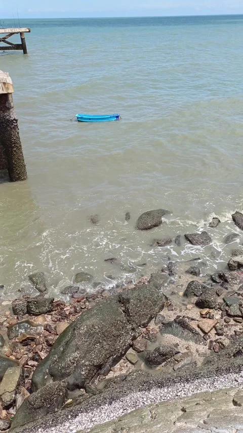 View around the rocks Stock Footage 276831476