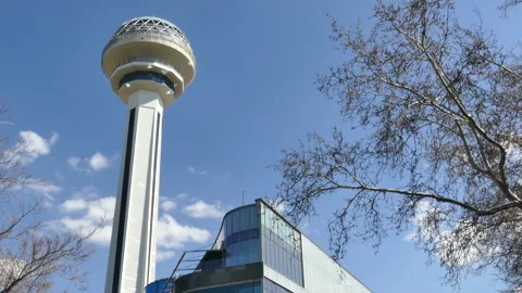 A view of Atakule Tower 库存影片 153269437